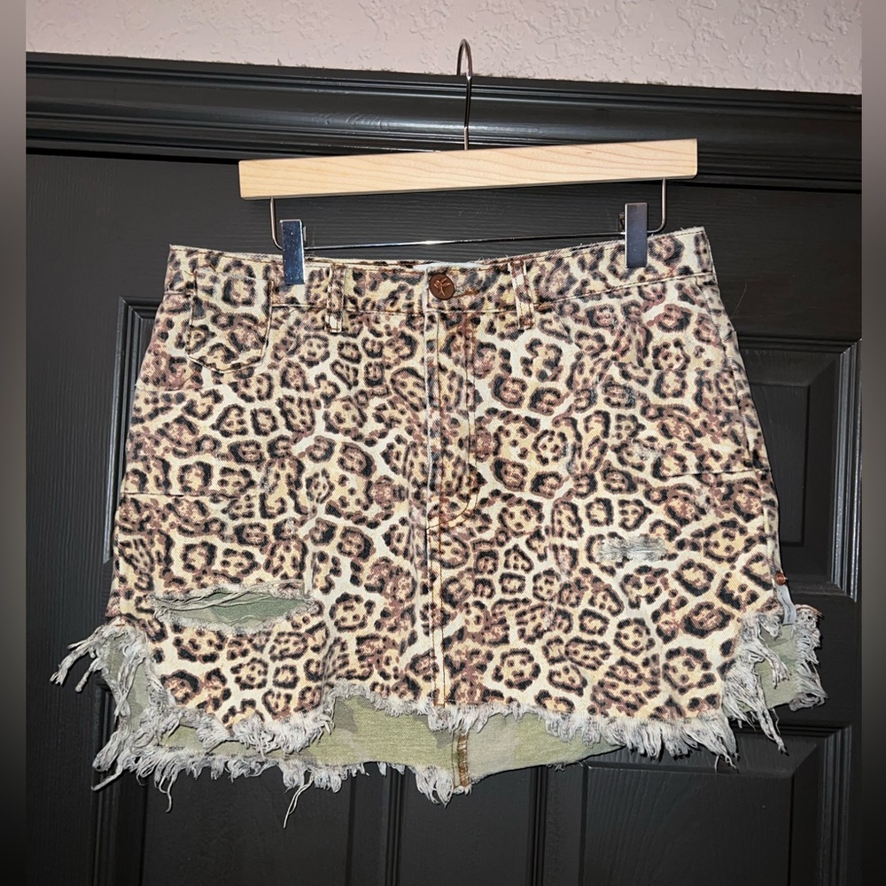 One Teaspoon Vanguard Mini Skirt
